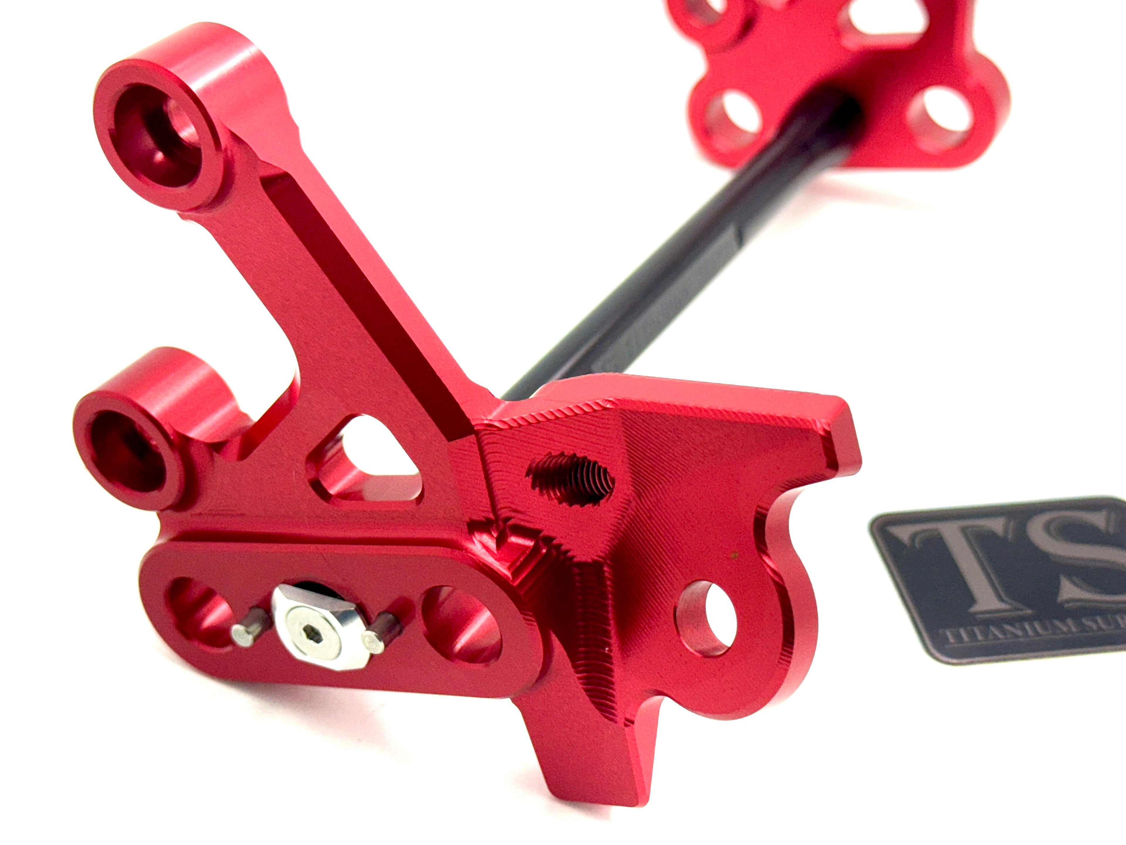 Custom CNC Aluminum Footpeg Bracket Assembly E-Ride Pro
