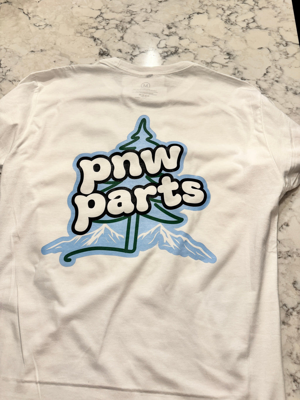 Pnwparts white t-shirt