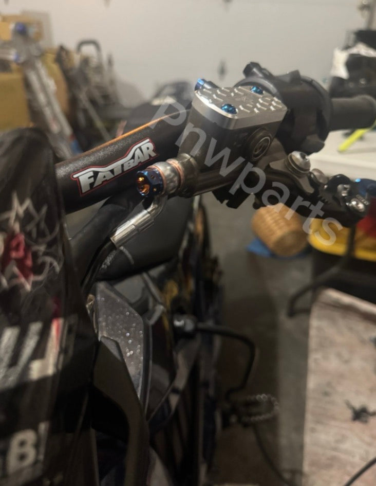 titanium banjo bolts for surron ultra bee brakes (2)