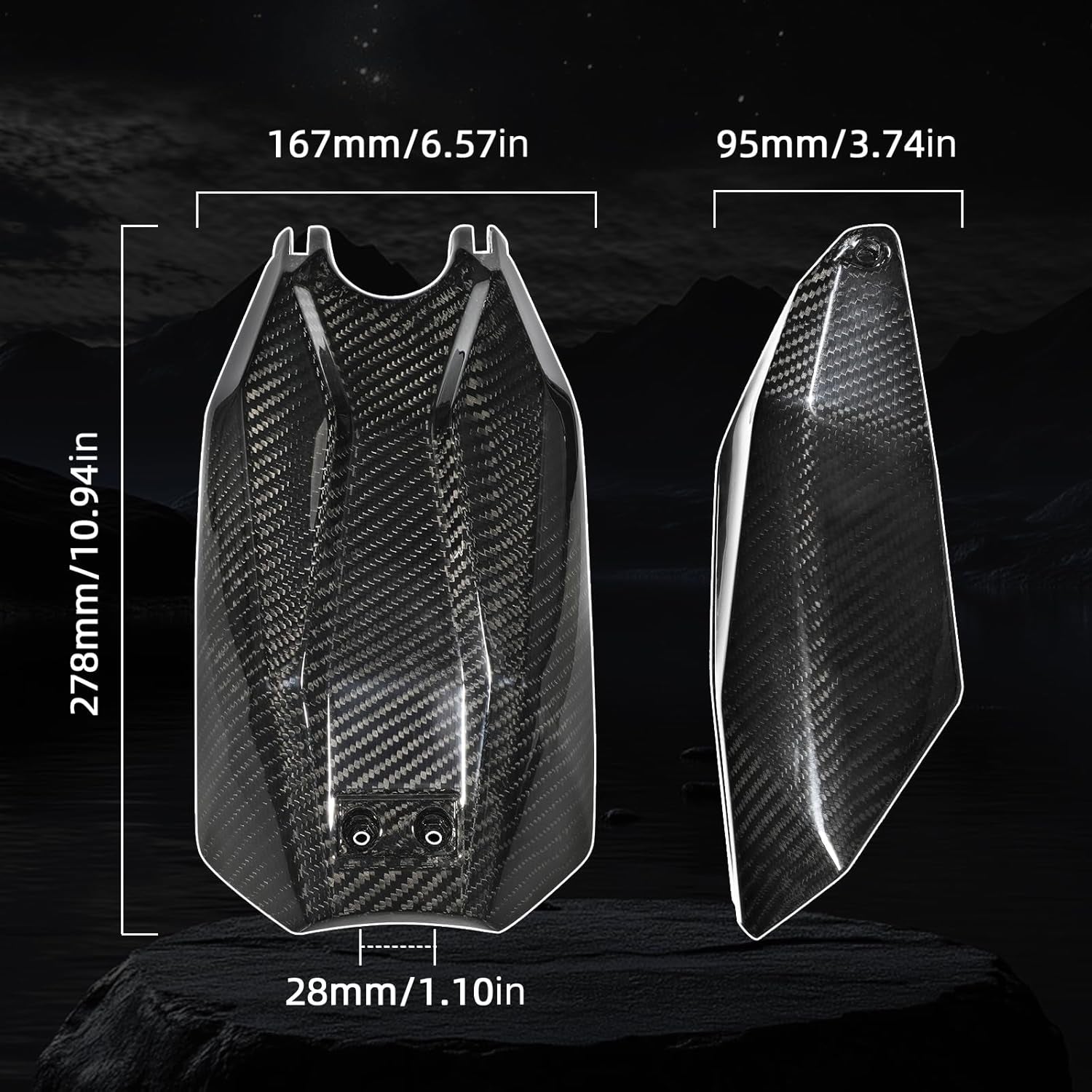 Carbon Fiber Talaria Battery Lid (REAL)