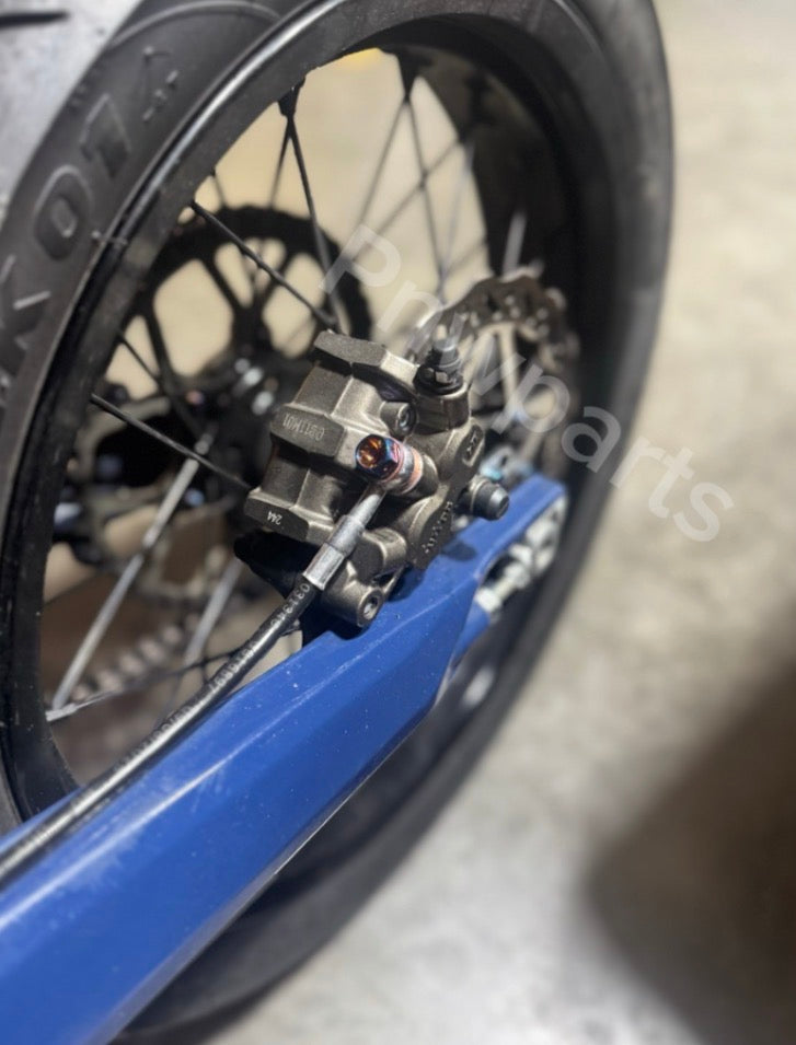 titanium banjo bolts for surron ultra bee brakes (2)
