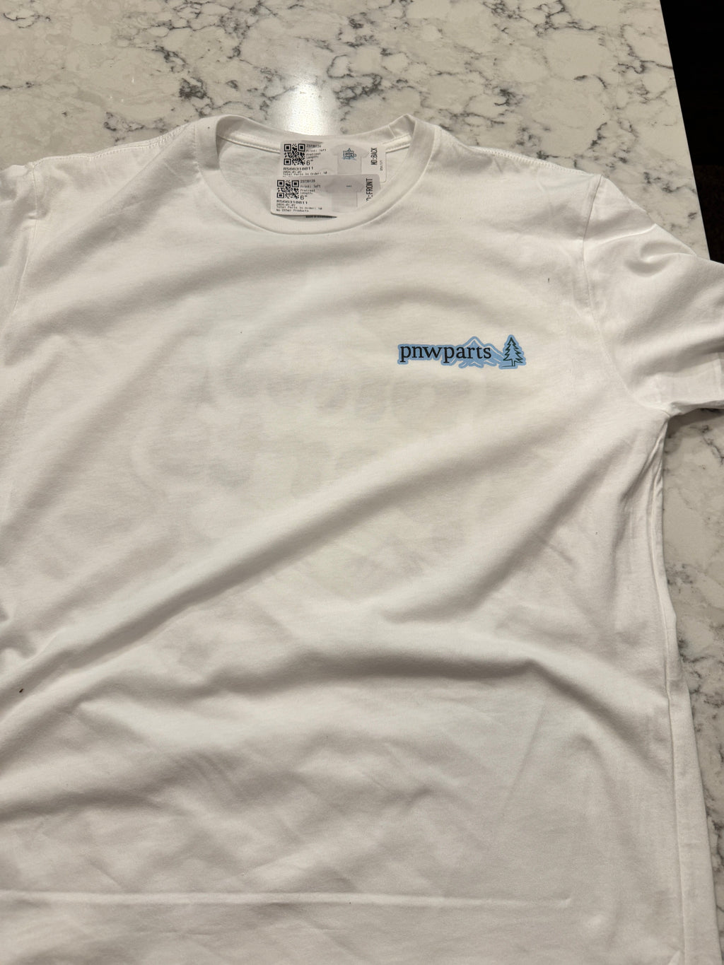 Pnwparts white t-shirt
