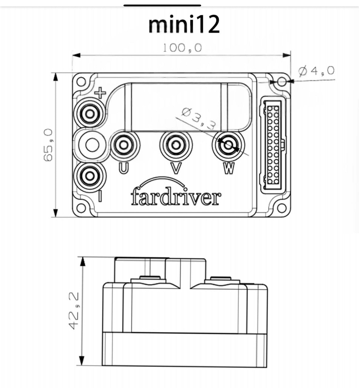 FarDriver Mini 12 w Bluetooth (SX72V70A)