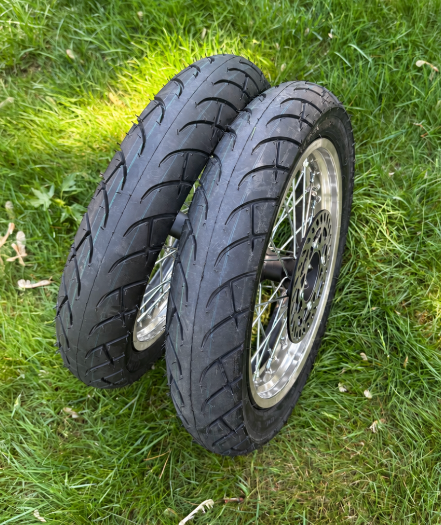 14" Chrome Super Moto Wheels